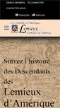 Mobile Screenshot of familles-lemieux.org